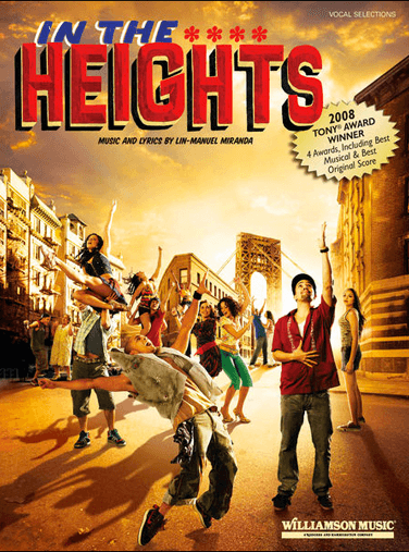 In the Heights Piano/Vocal Selections Songbook 